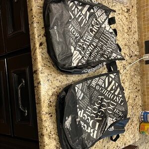 lululemon athletica Black and White Graphic Backpack